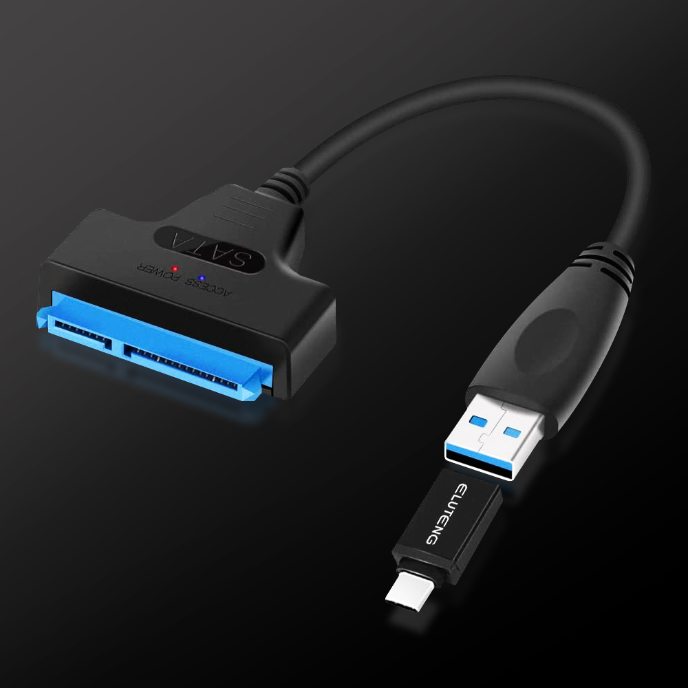 ELUTENG Adaptateur USB 3.0 vers SATA III, Cable USB 3 vers SATA